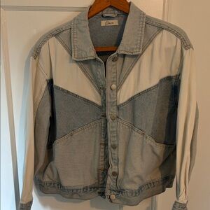 Elan Blue and Cream Denim Jacket